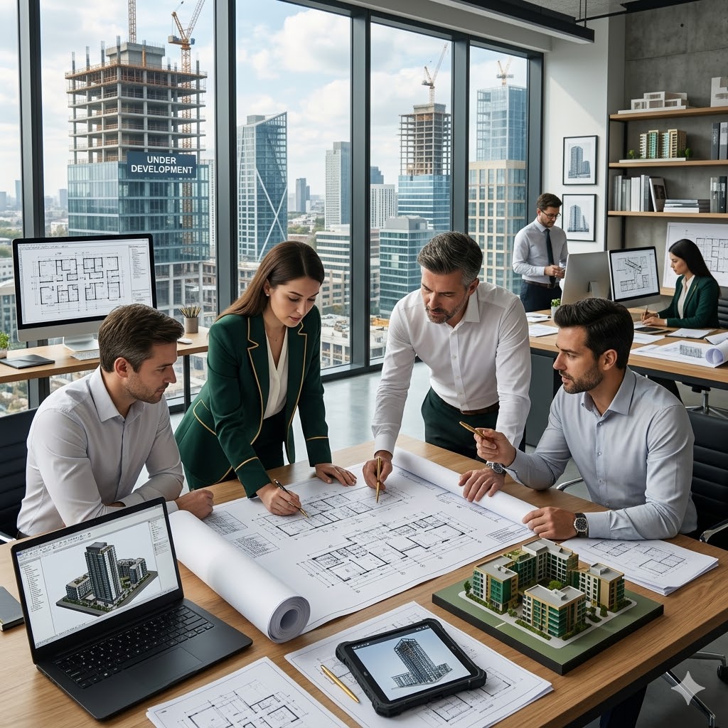 MM Architecture — completed projects, plan drawings and 3D visualizations
