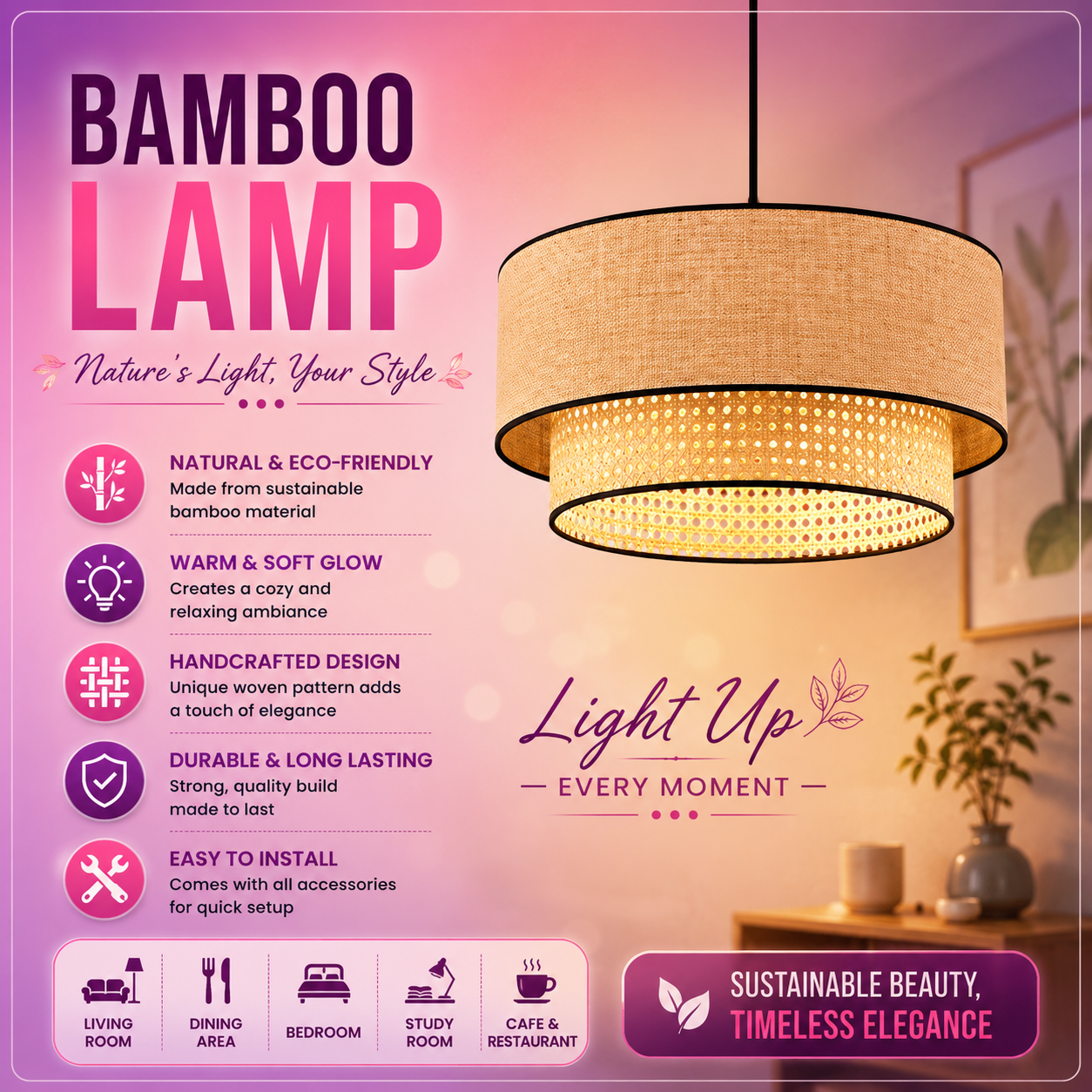 Bamboo Lamp