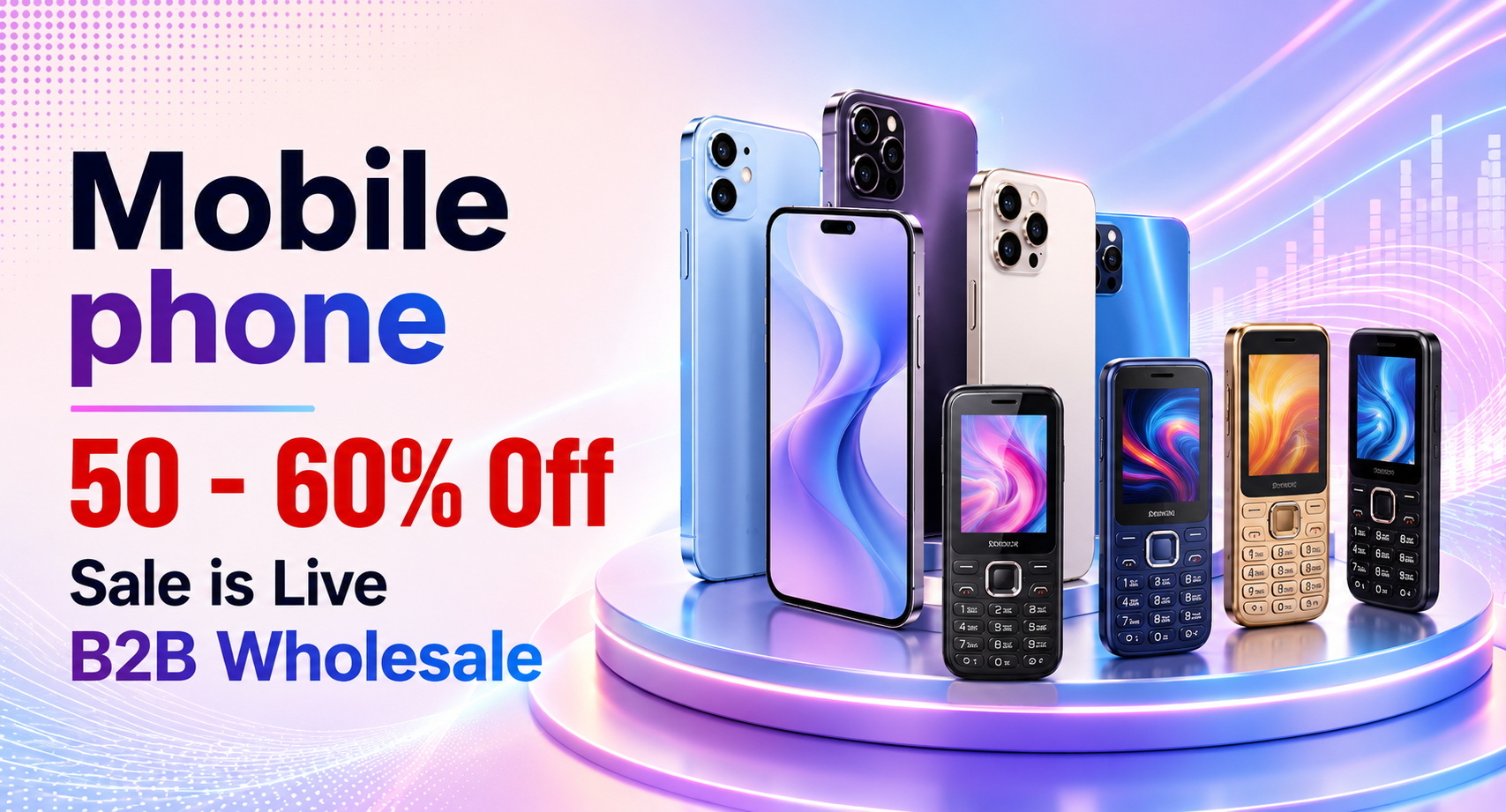 Mobiles wholesale banner