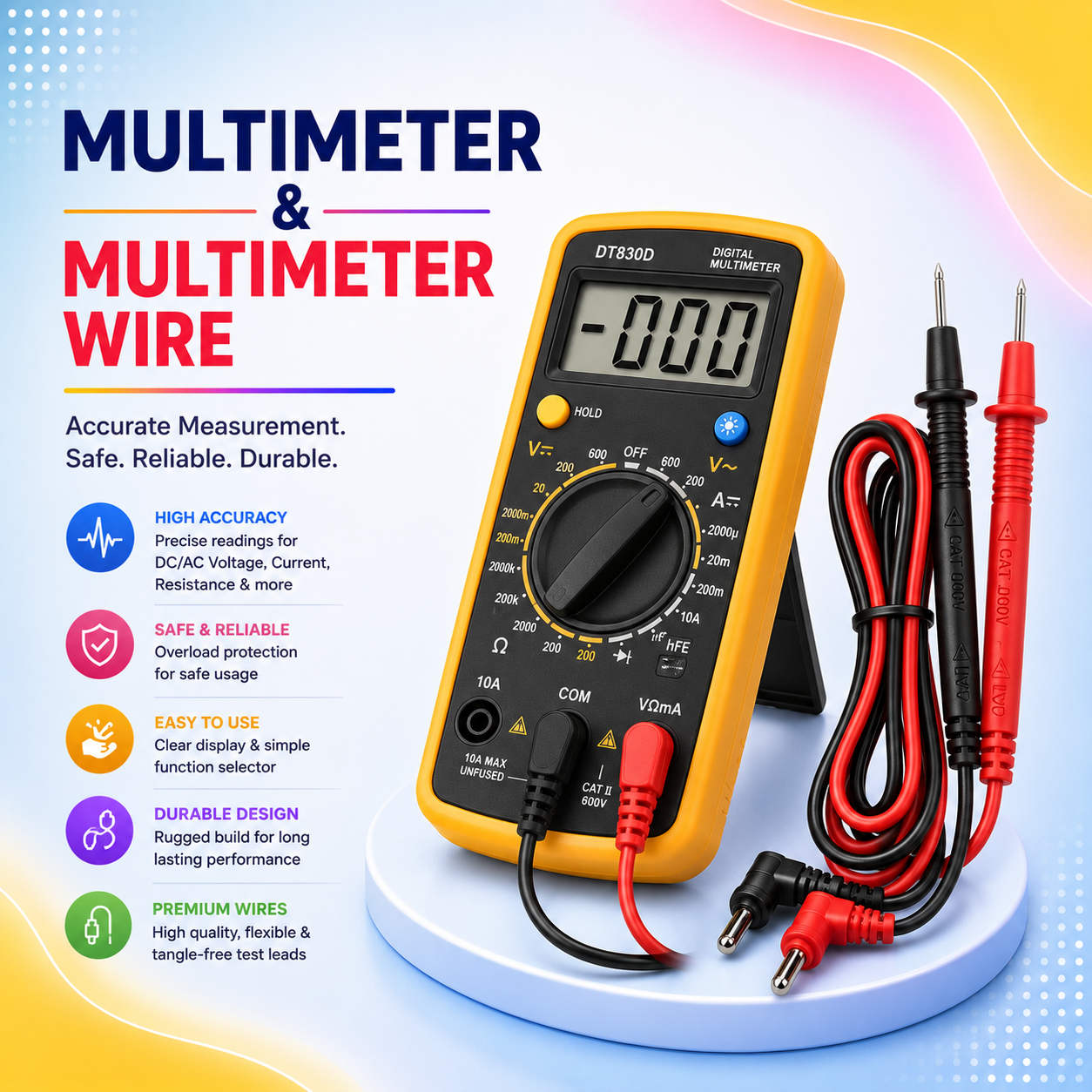 Multimeter & Multimeter Wire