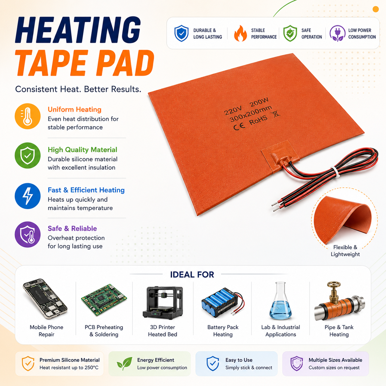 Heating Tape & Pad
