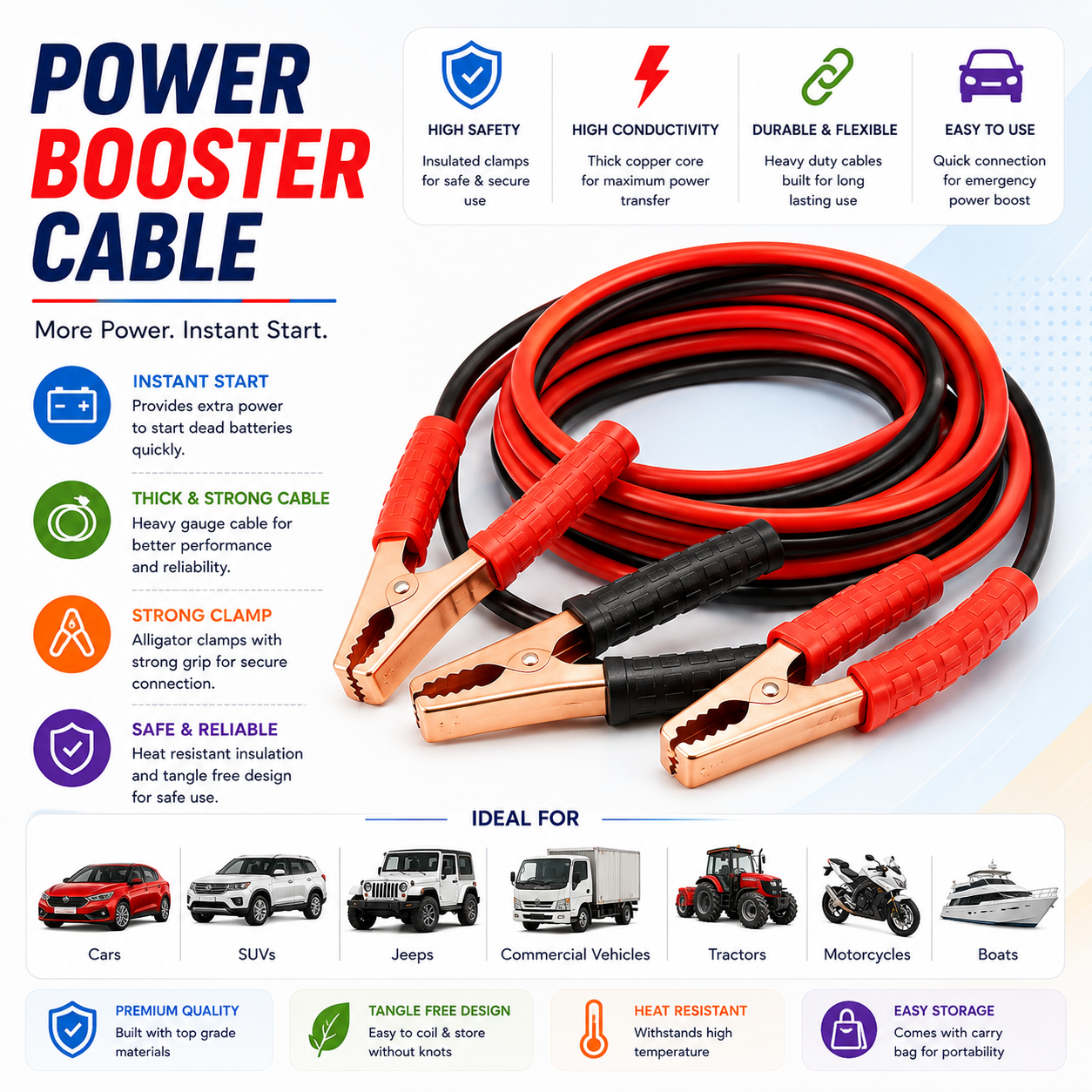 Power Booster Cable