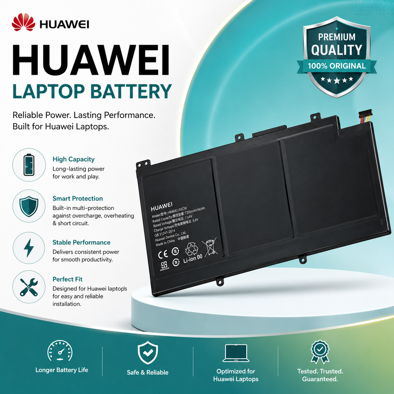 Huawei Laptop Battery image