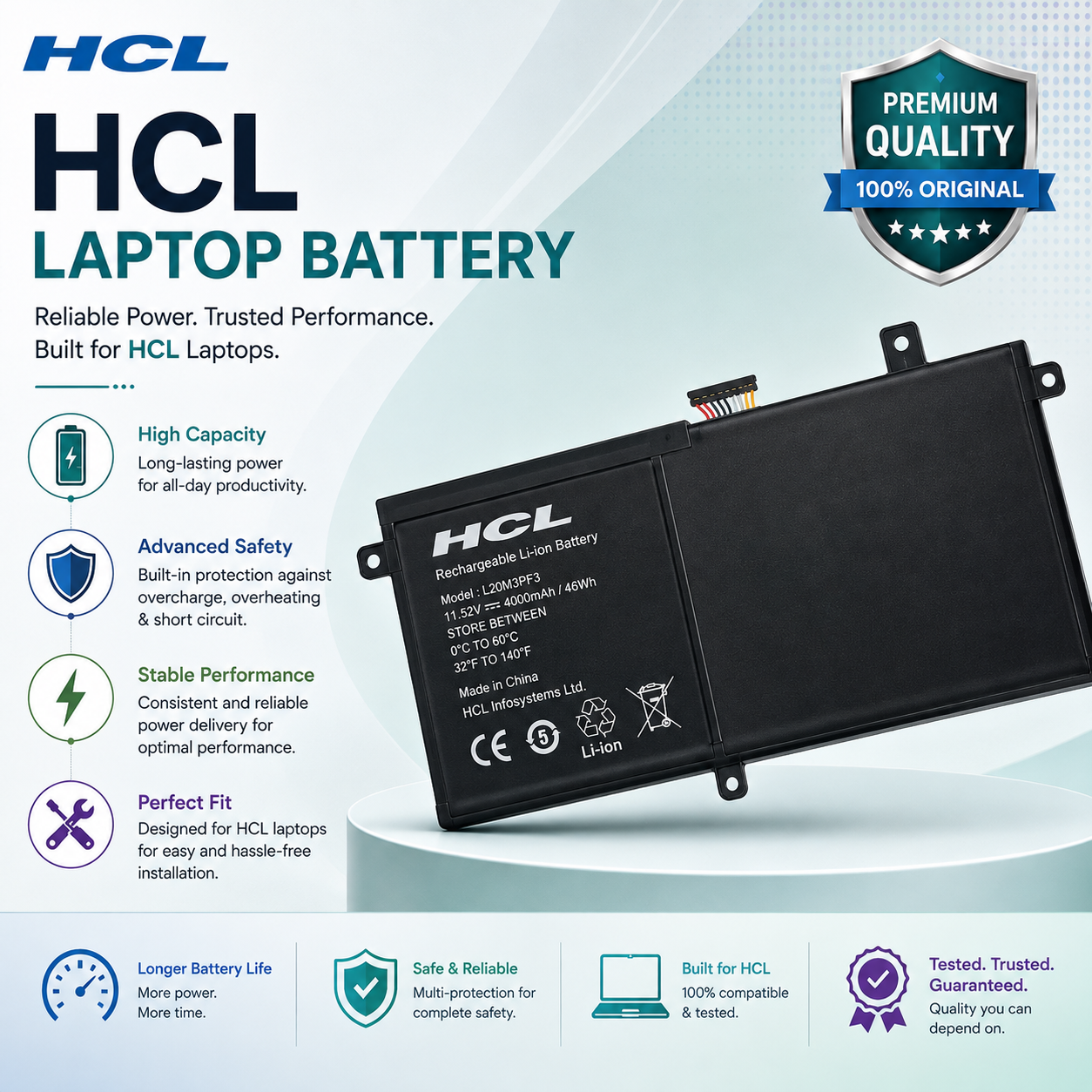 HCL Laptop Battery image