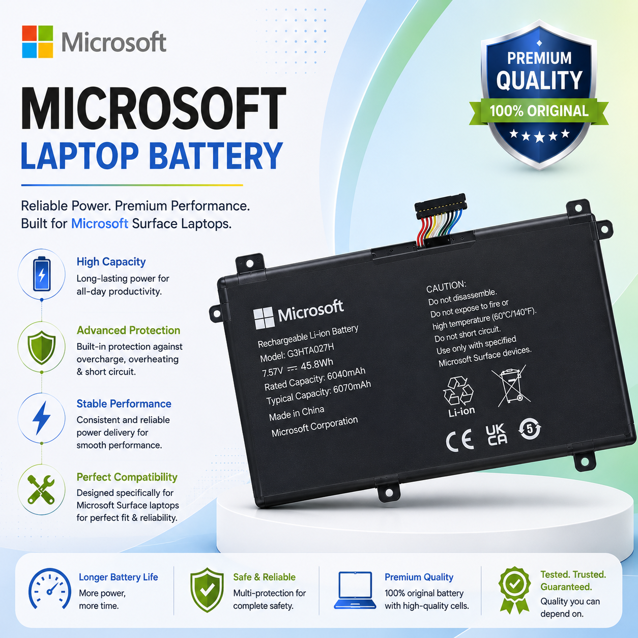 Microsoft Laptop Battery image
