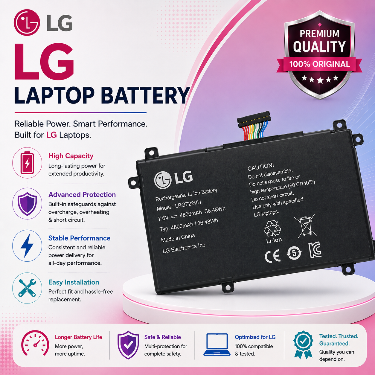 LG Laptop Battery image