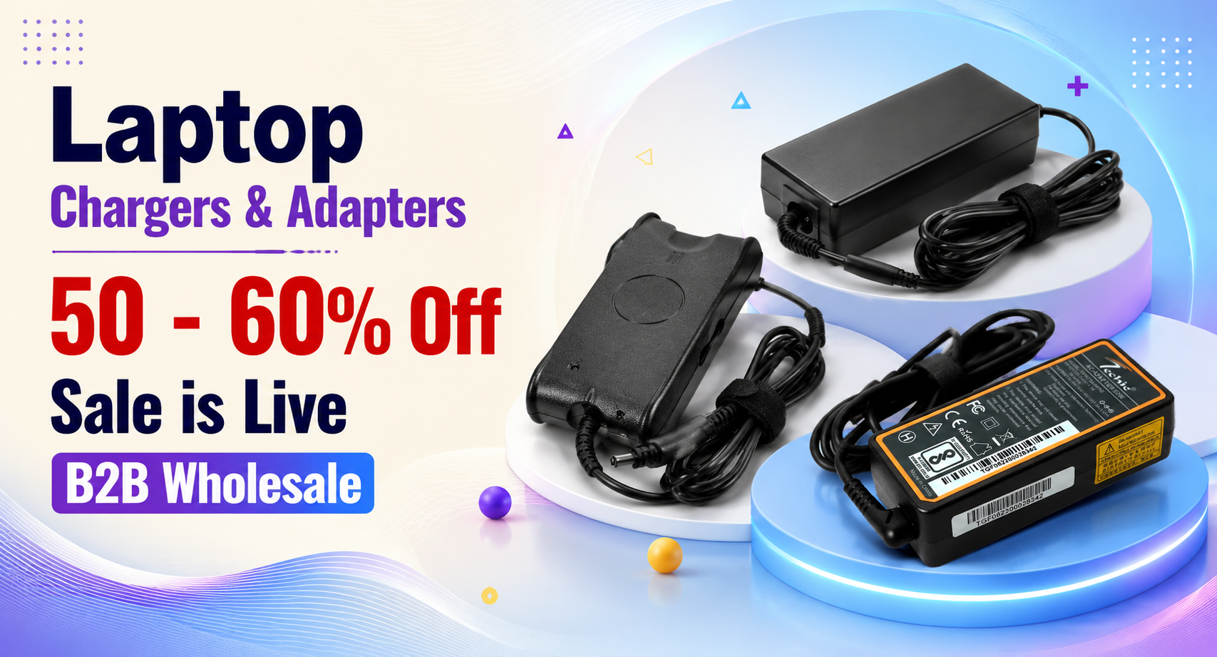 Laptop Chargers Adapters banner image