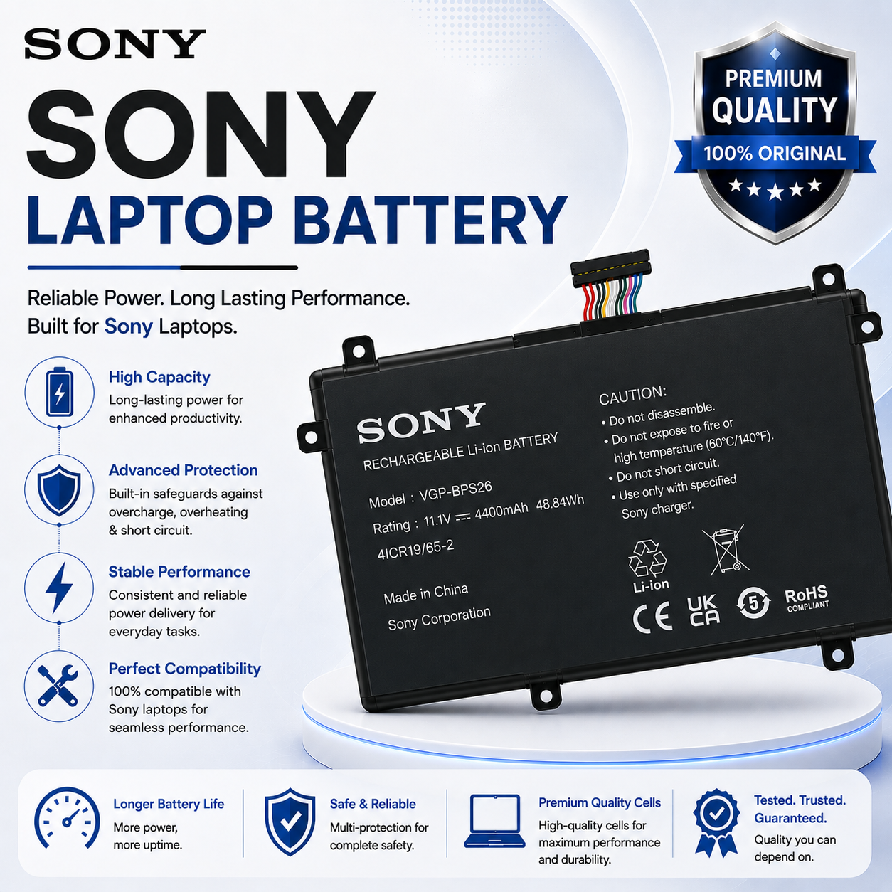 SONY Laptop Battery image