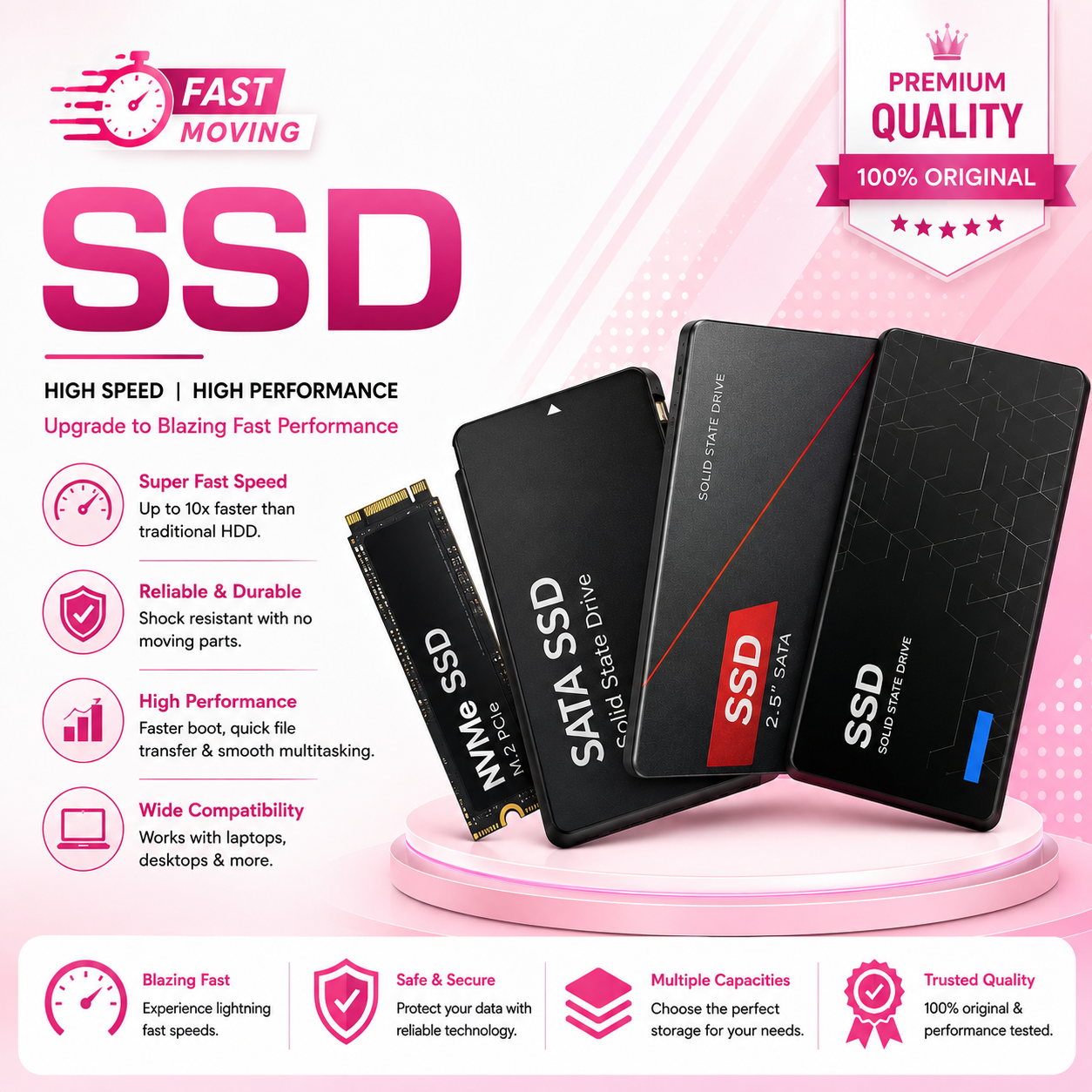 Fast Moving SSD