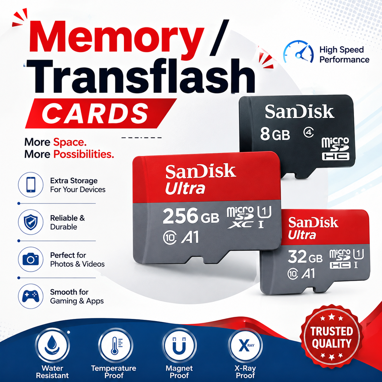 Memory Transflash Cards image