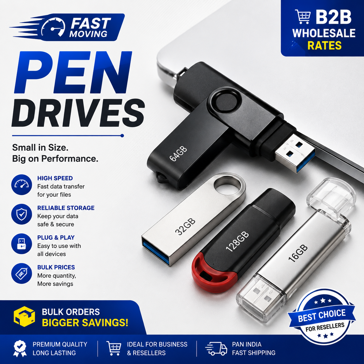 Fast Moving Pen Drive image