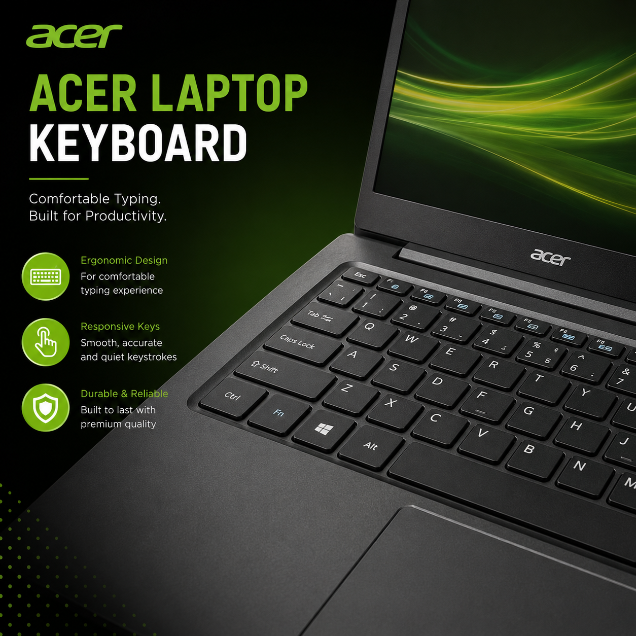 Acer Laptop Keyboard image