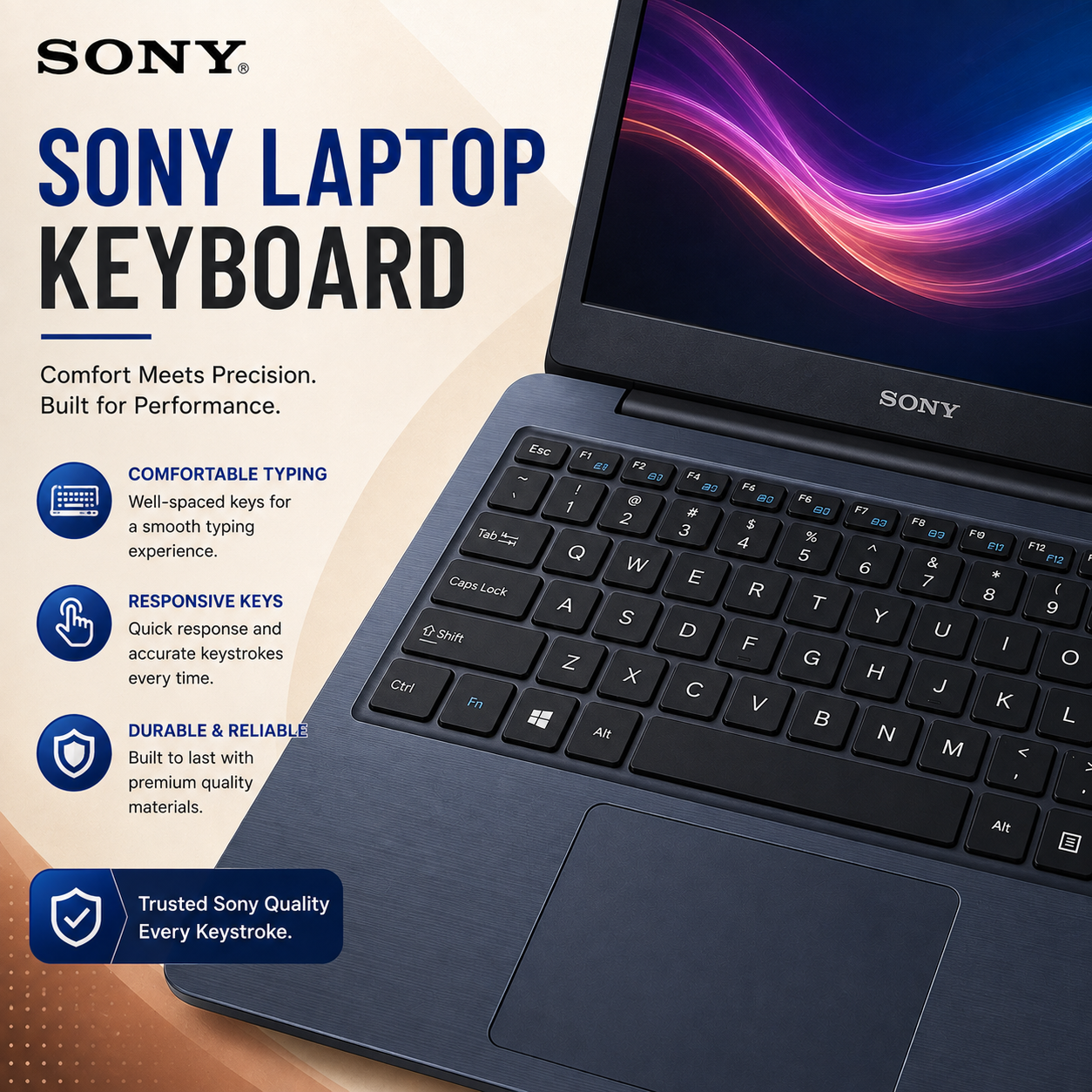 Sony Laptop Keyboard image