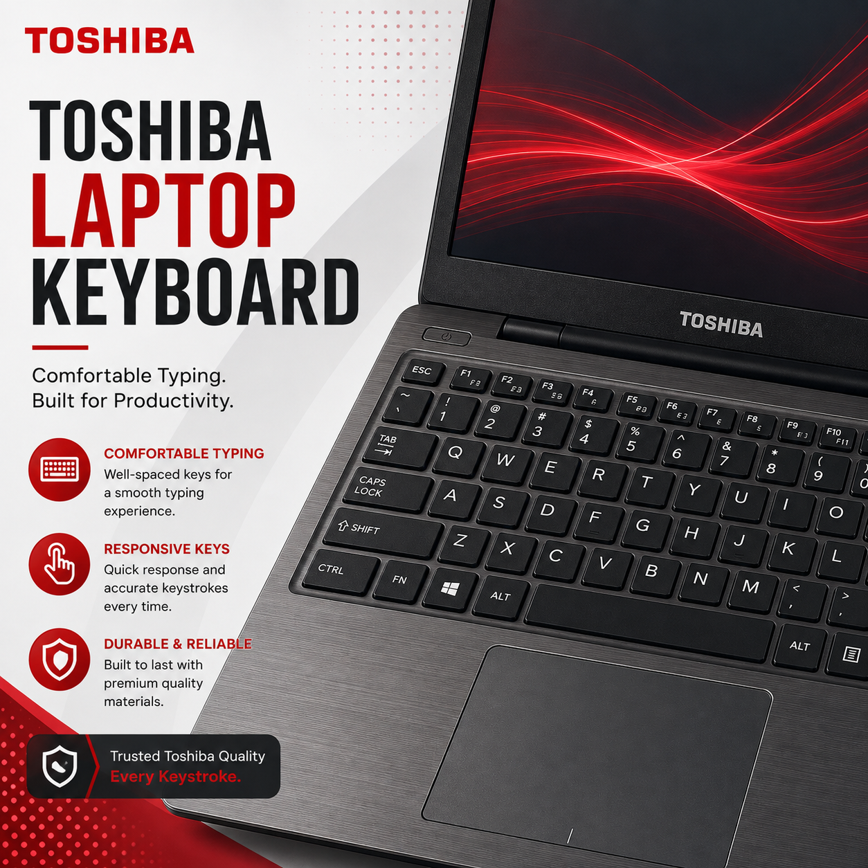 Toshiba Laptop Keyboard image