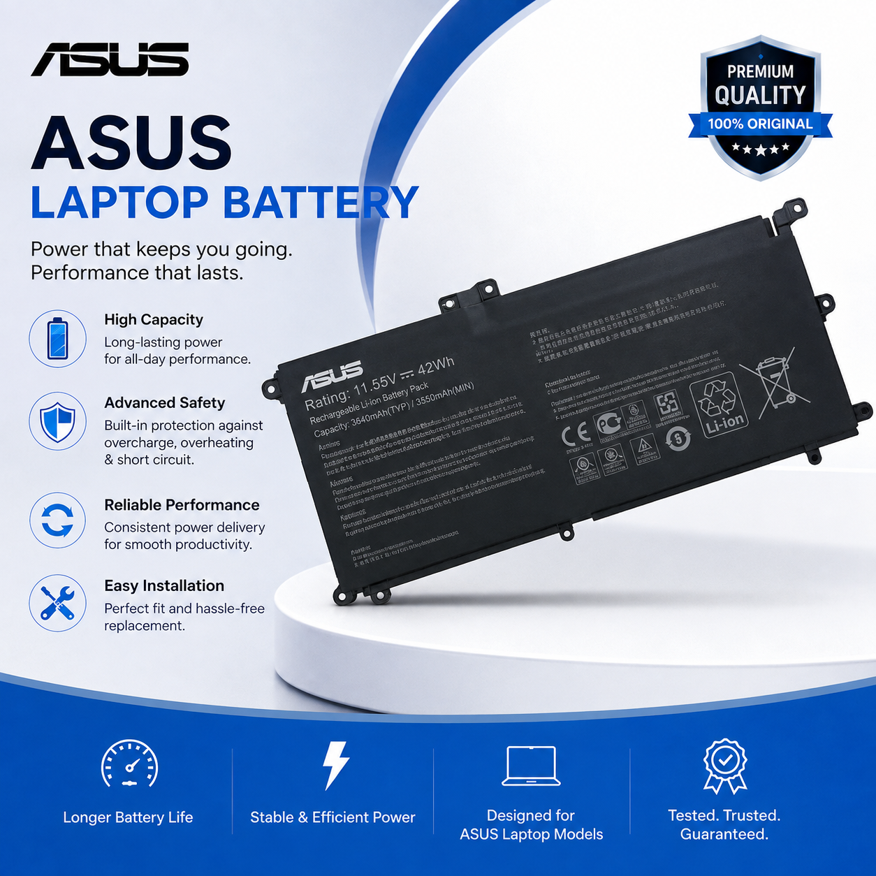 ASUS Laptop Battery image