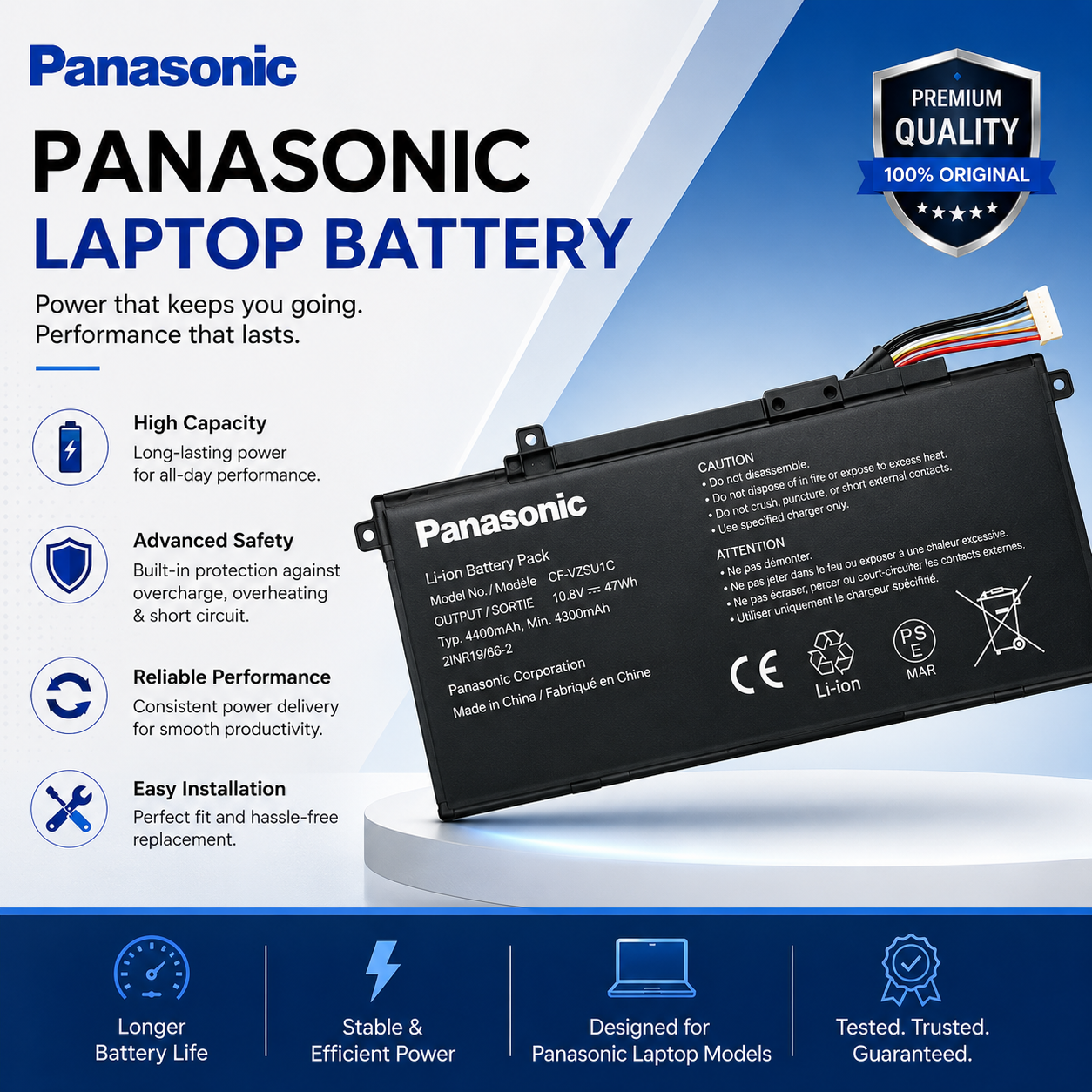Panasonic Laptop Battery image