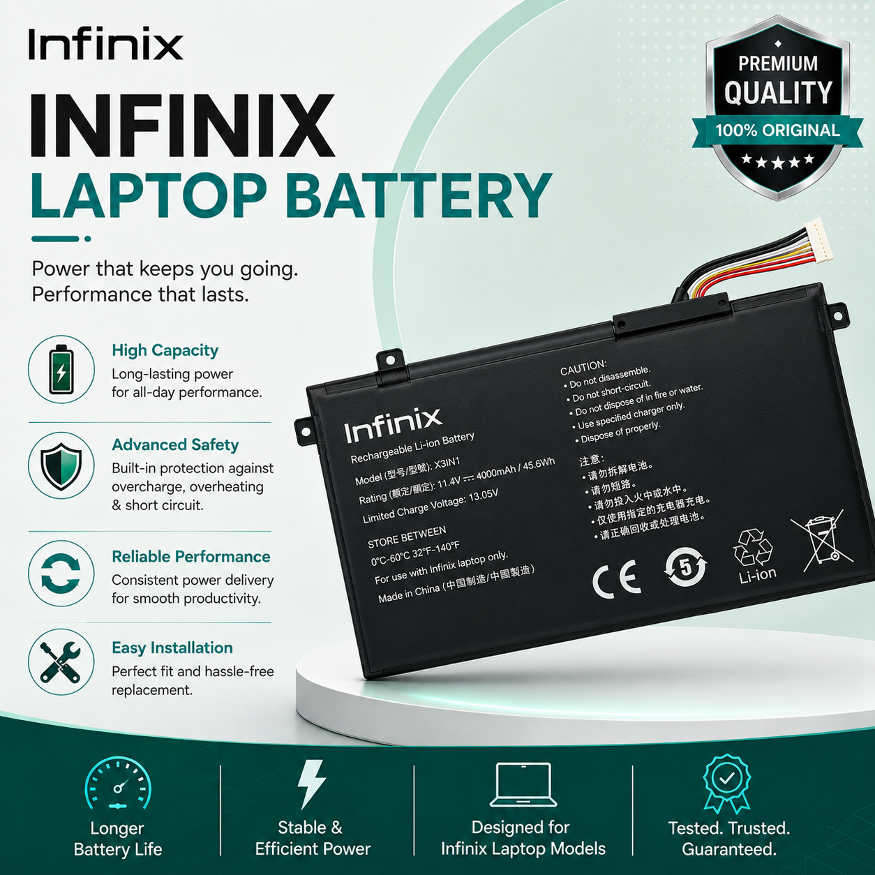 Infinix Laptop Battery image