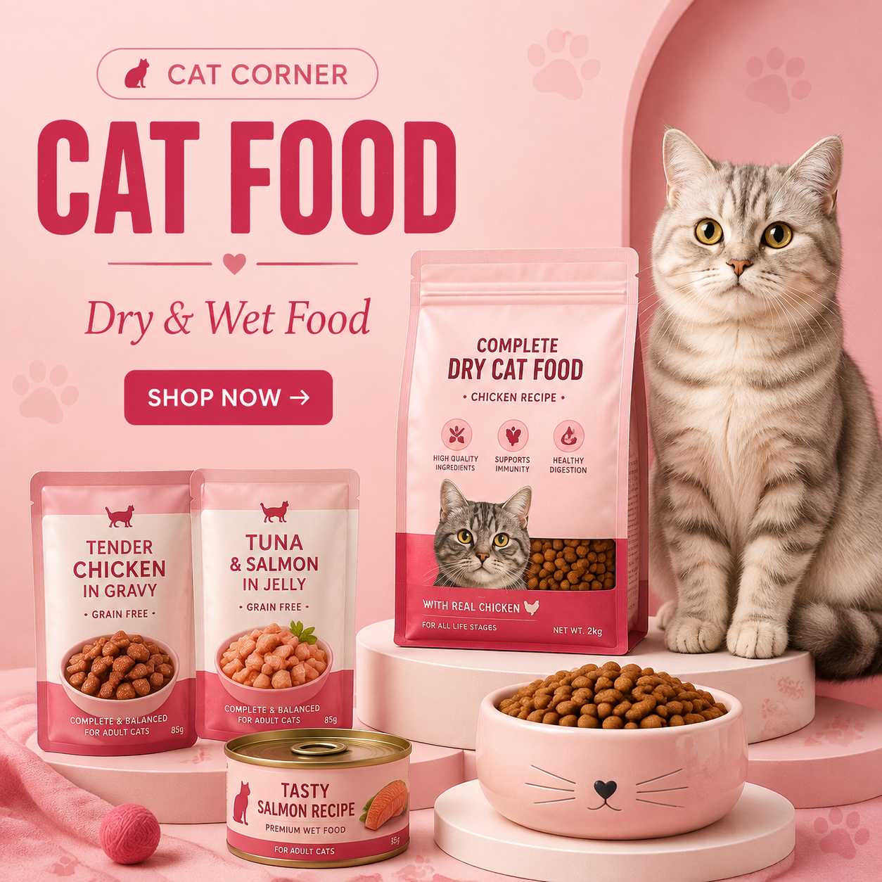 Cat Corner Food