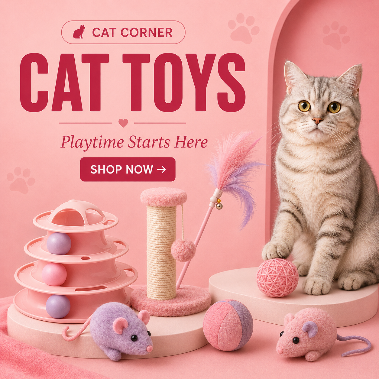 Cat Corner Toys
