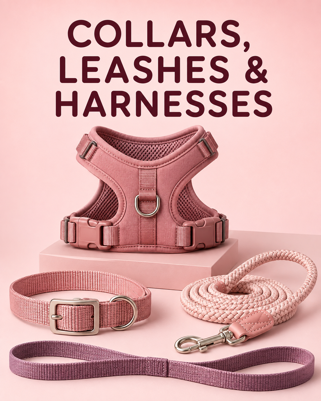 Collars Leashes Harnesses