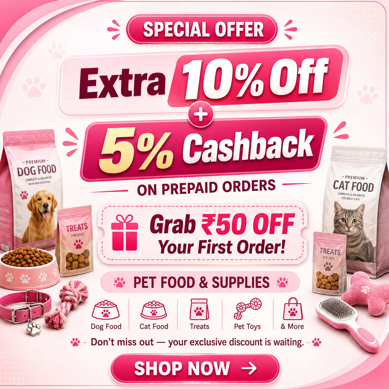 Pet Special Offer Popup