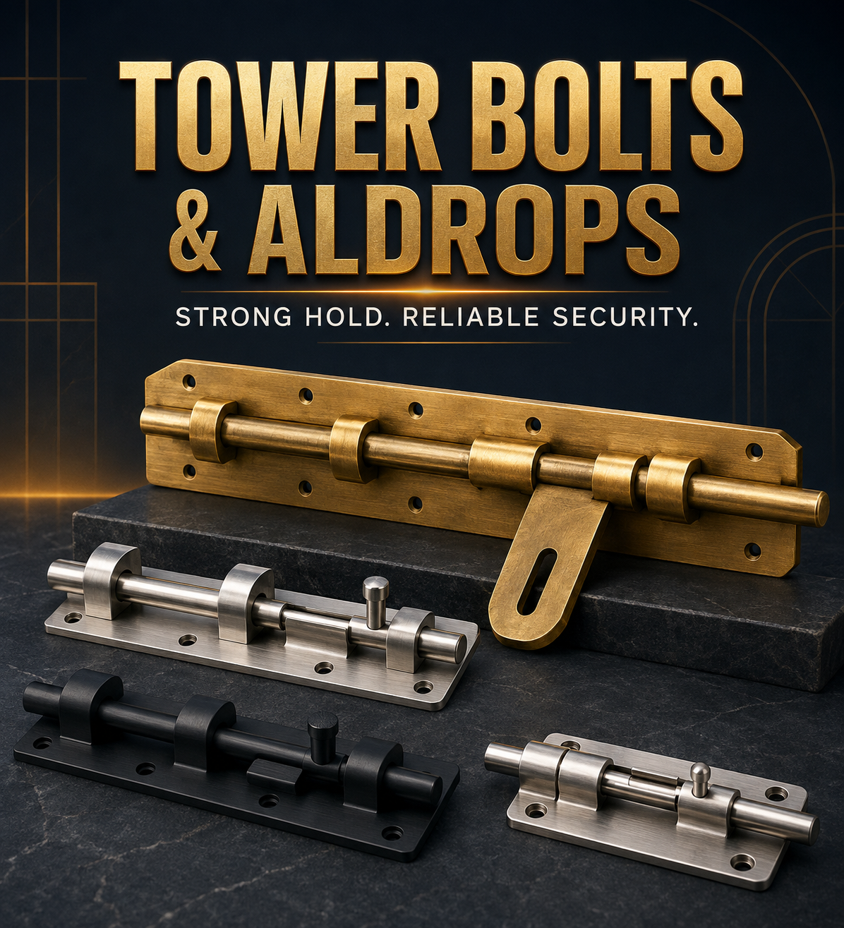 Tower Bolts & Aldrops
