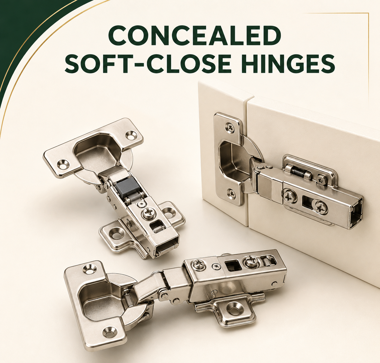 Concealed Soft Close Hinges