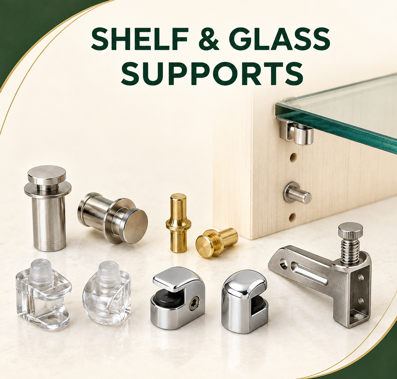 Shelf & Glass Supports