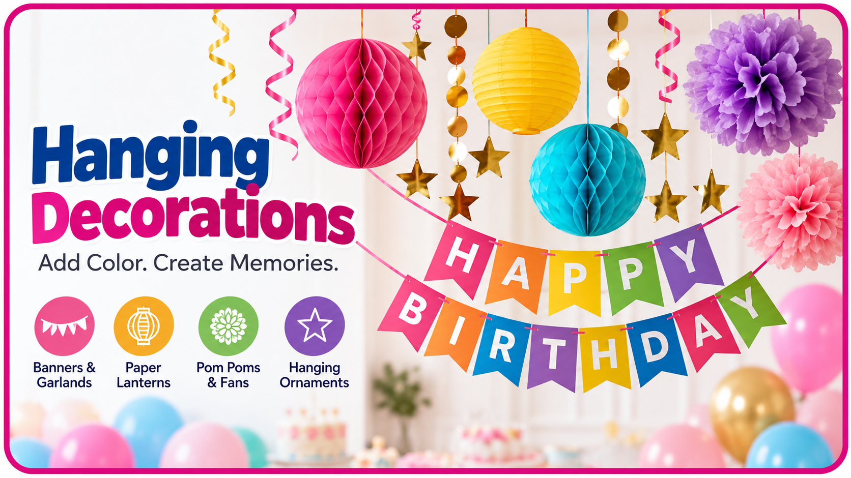Party Events Hanging Decorations