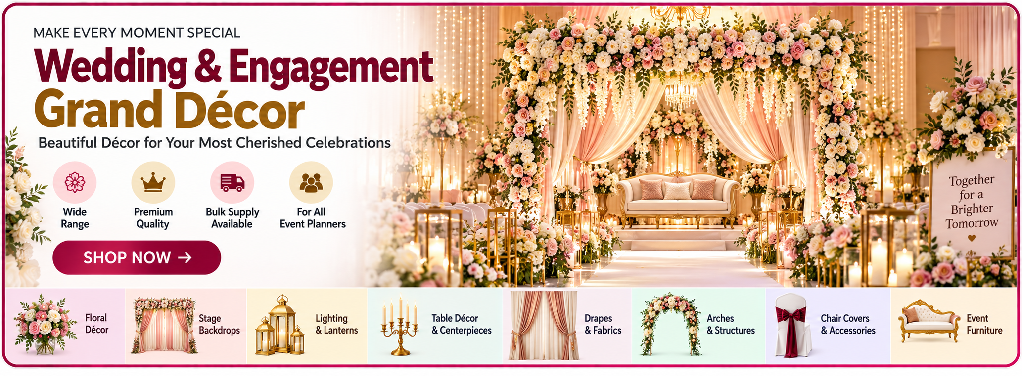 Party Events Promotional Banner 3