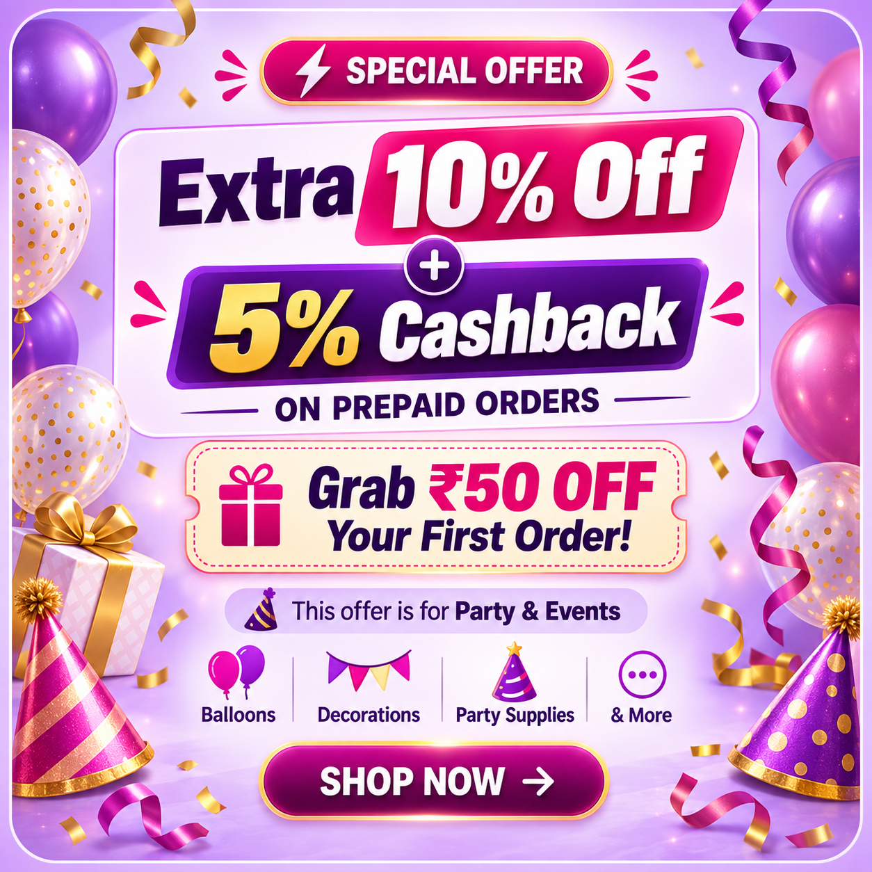 Party & Events Promotion