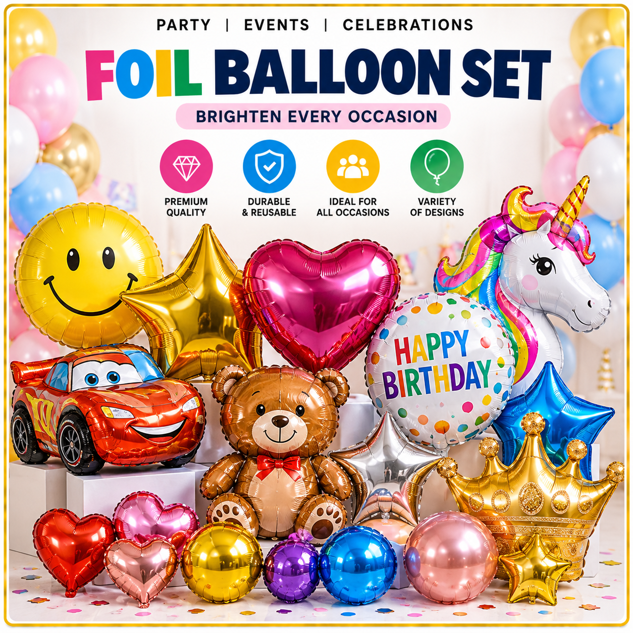 Foil Balloon Set
