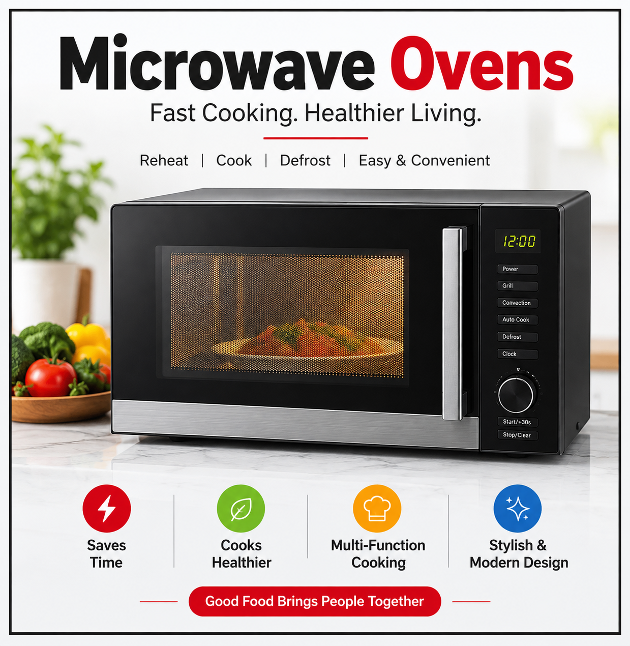 Home Appliances Kitchen Microwave Oven image
