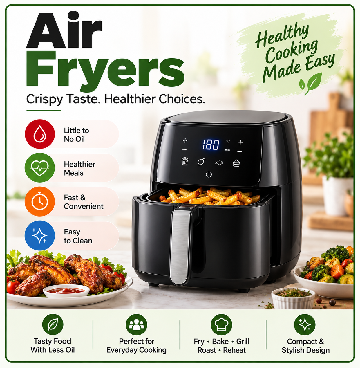 Home Appliances Kitchen Air Fryer image