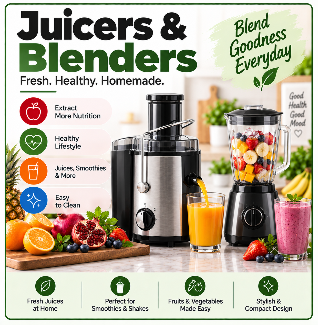 Home Appliances Kitchen Juicer Blender image clone