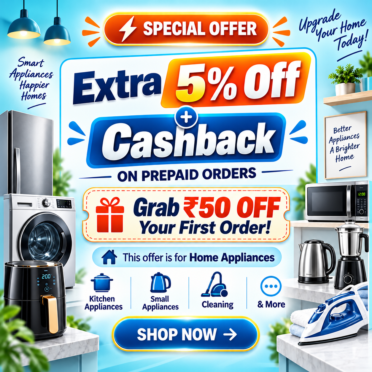 Home Appliances Popup image