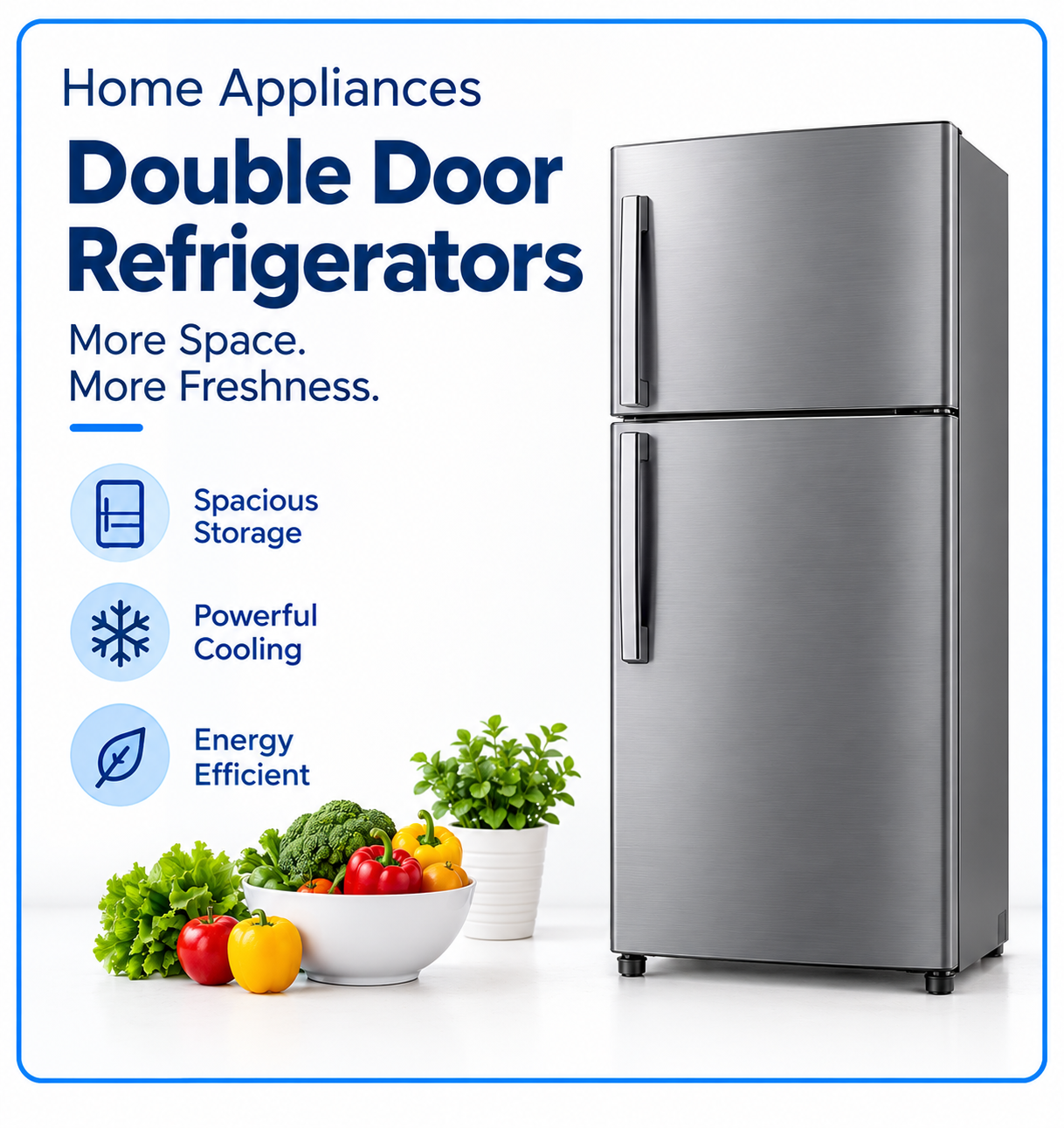 Home Appliances Refrigerator Double Door image
