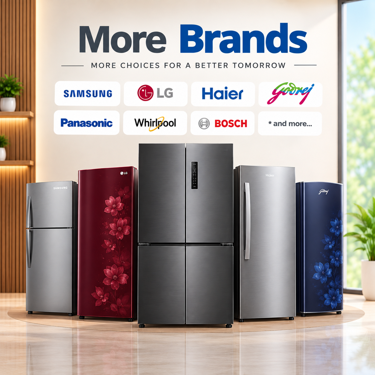 Home Appliances Refrigerator Brand More Brands image