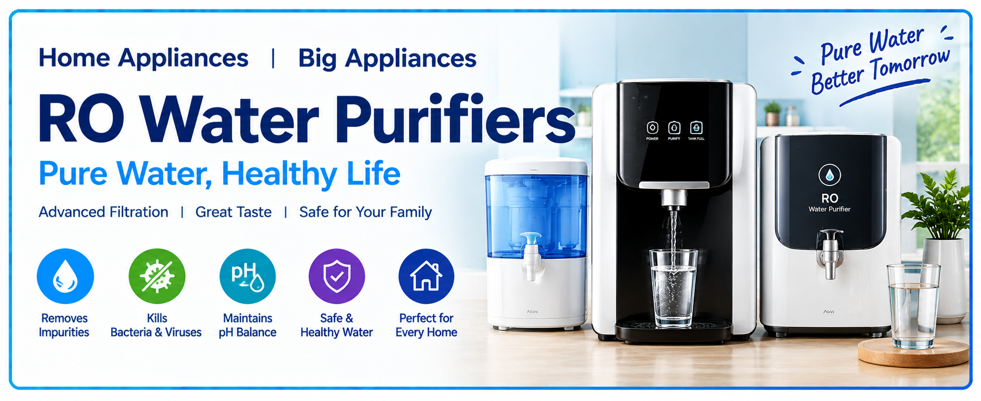 Home Appliances Big Appliances RO Water Purifiers image