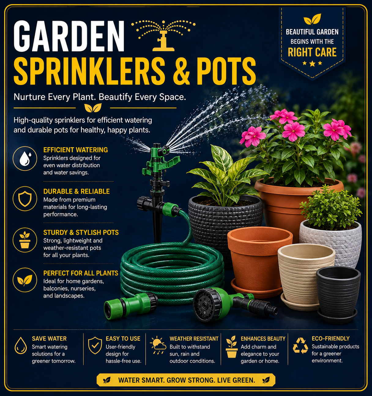 Garden Sprinklers Pots