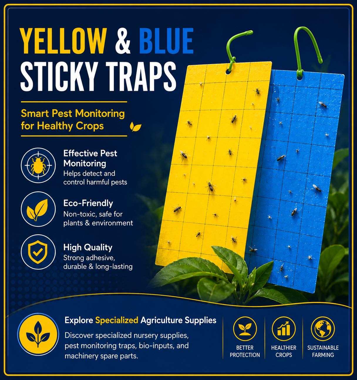 Yellow Blue Sticky Traps