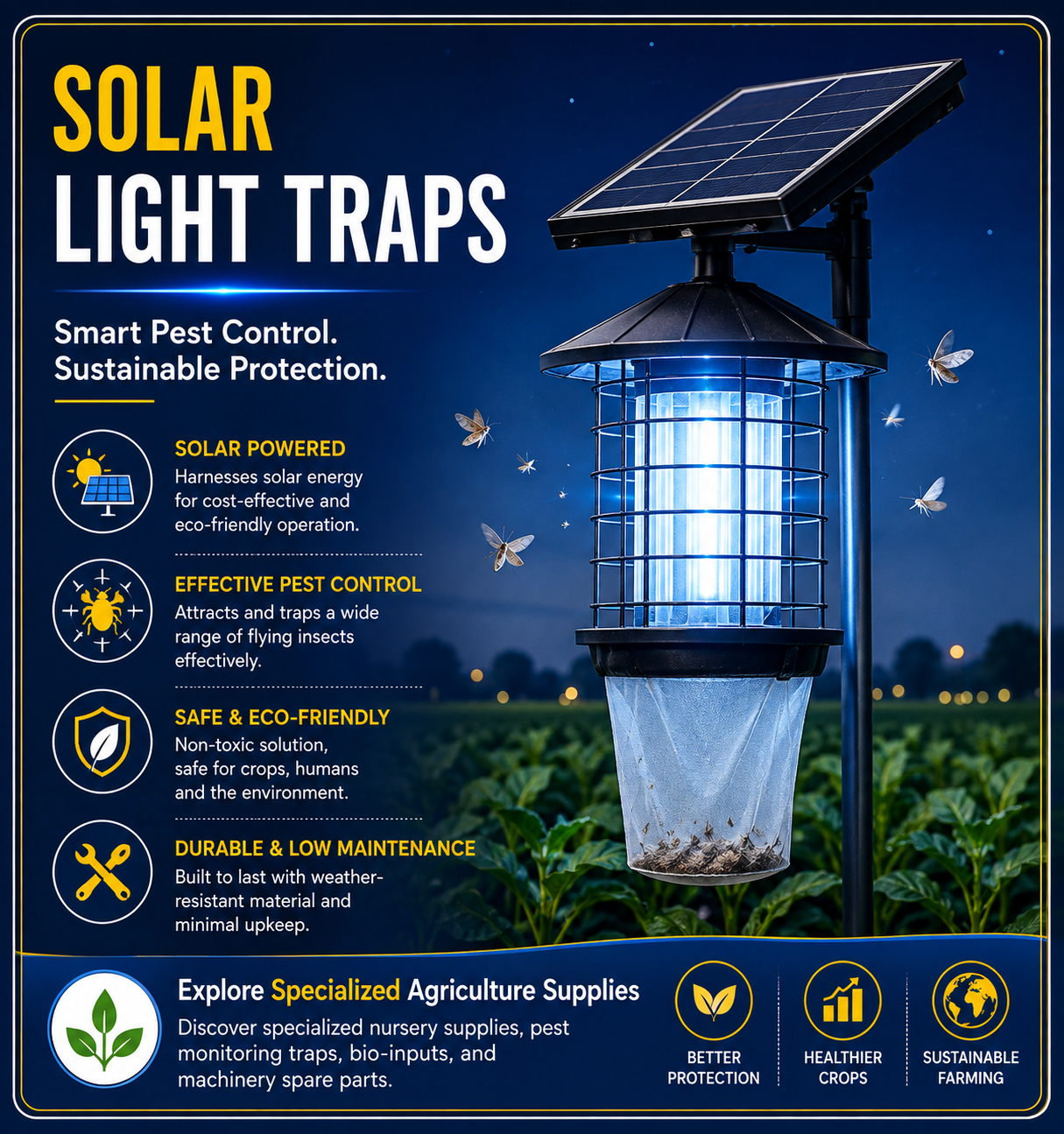 Solar Light Traps
