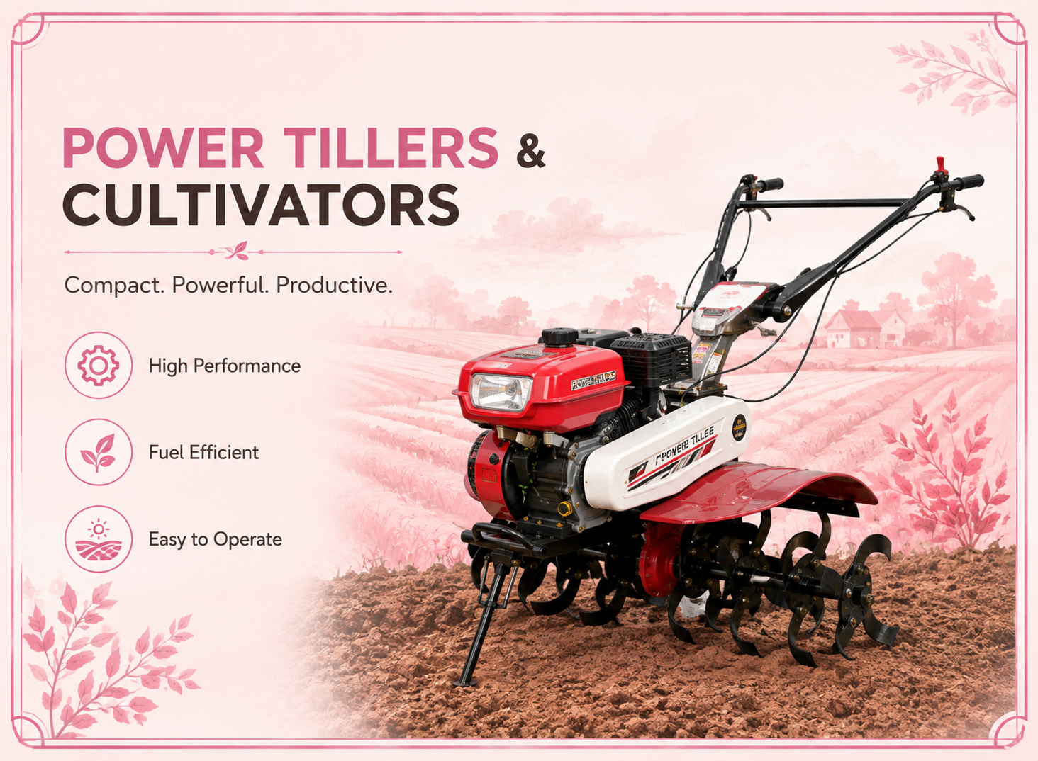 Power Tillers Cultivators