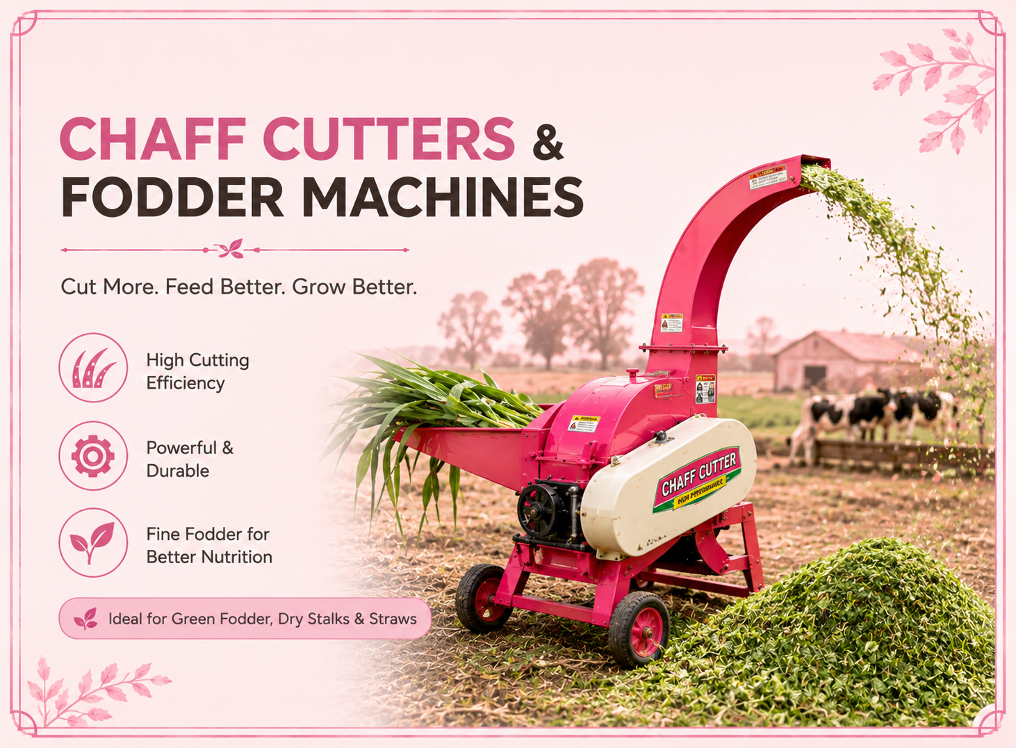 Chaff Cutters Fodder Machines