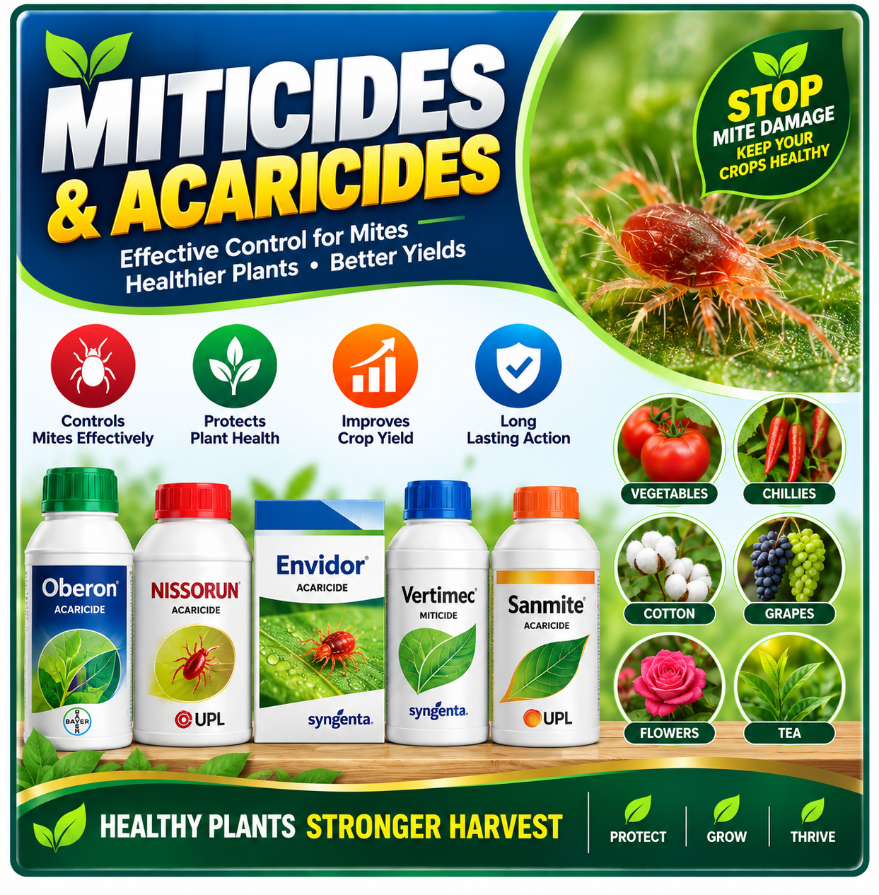 Miticides Acaricides
