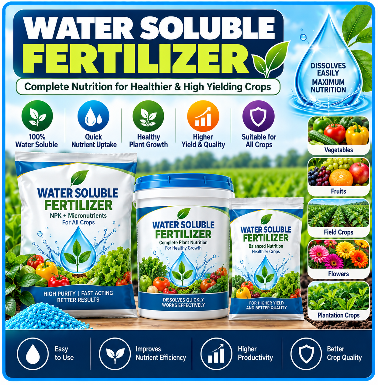 Top 10 Pick 9 Water Soluble Fertilizer