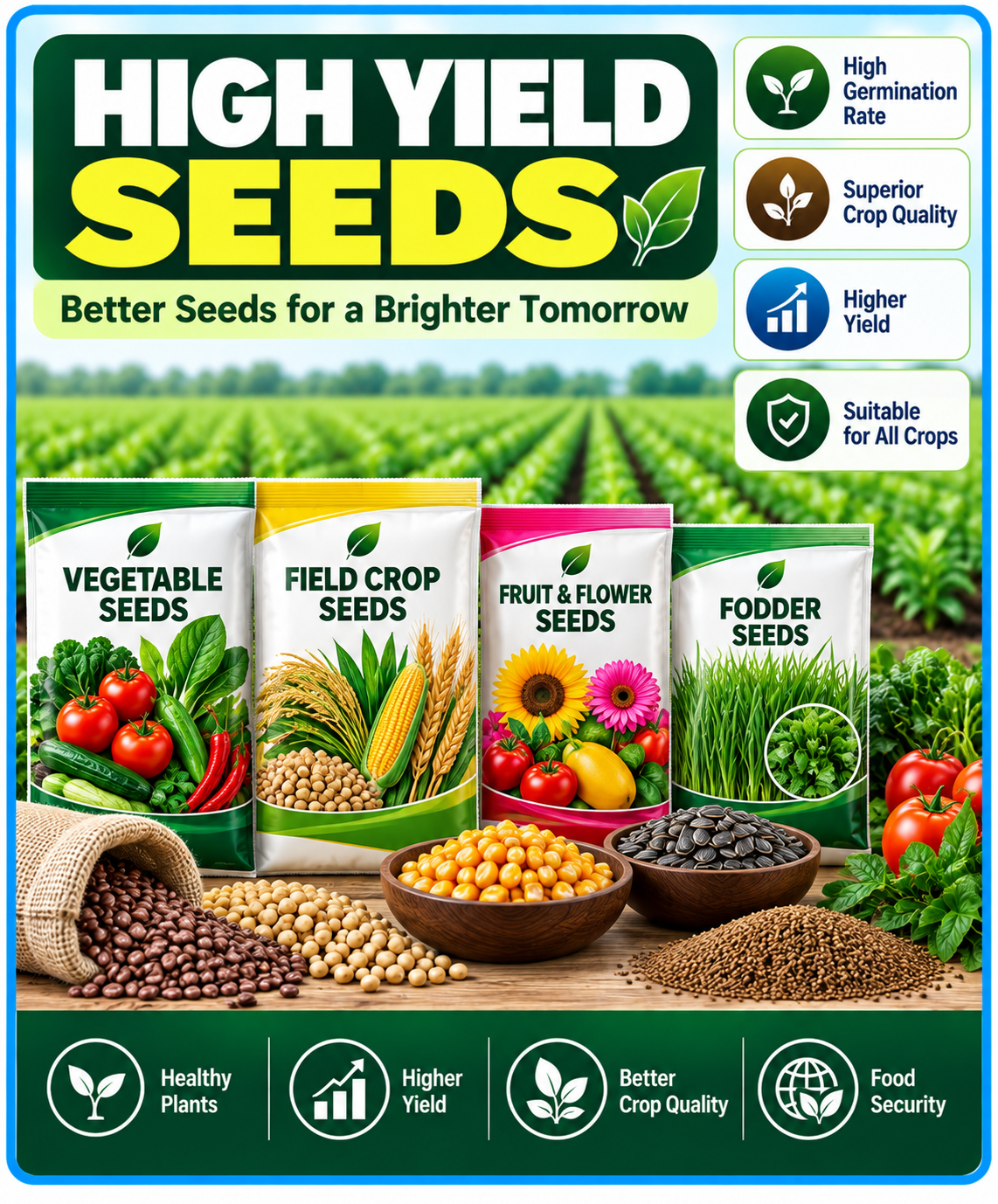 Top 10 Pick 5 High Yield Seeds