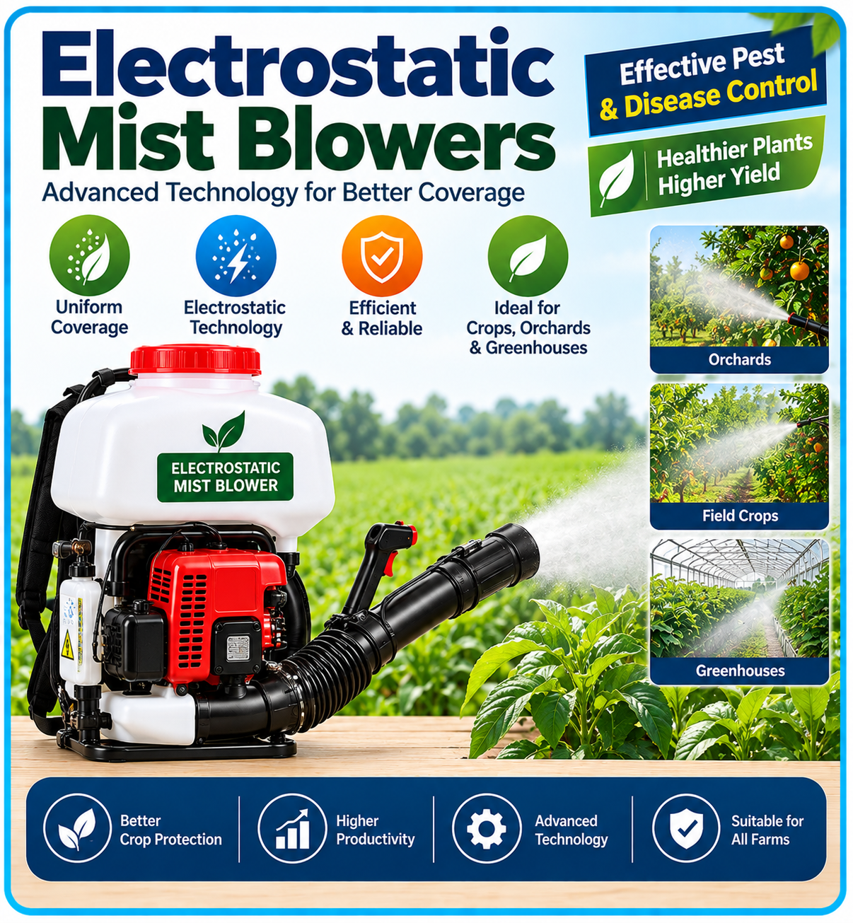 Electrostatic Mist Blowers