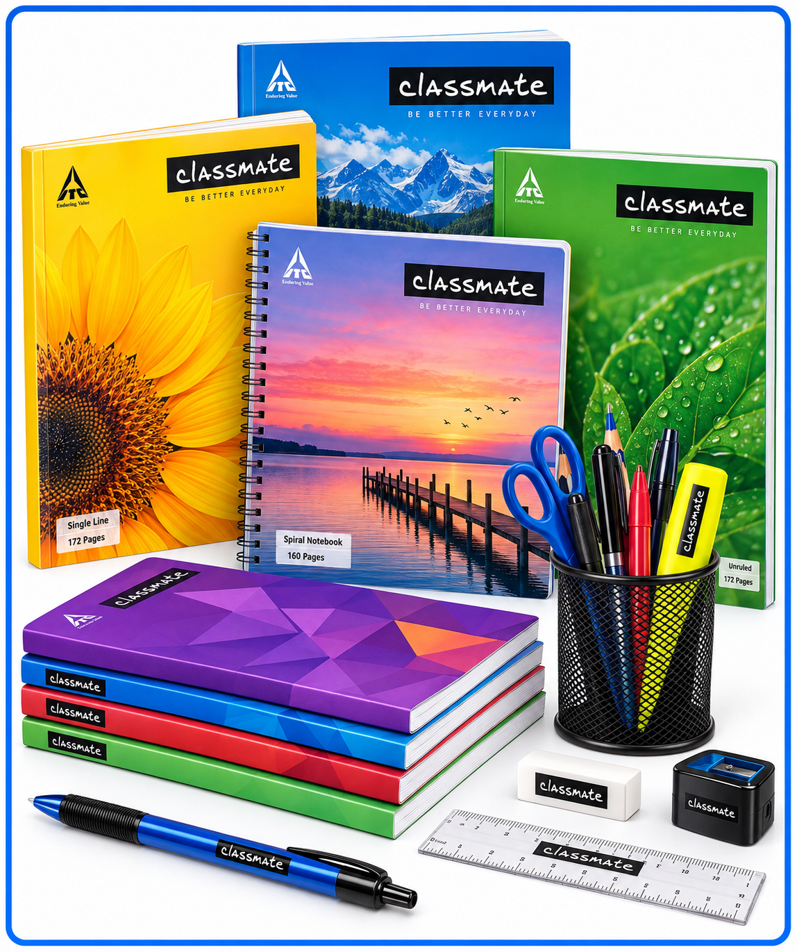 School Checklist Notebook Set