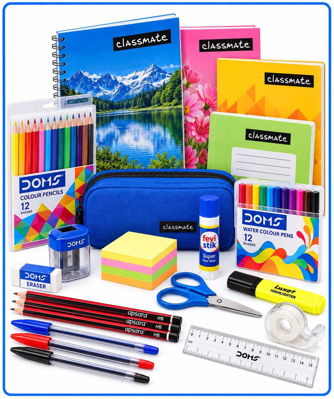 School Checklist Stationery Kit